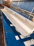 Lange wasbak met meerdere kranen, Ophalen, Gebruikt, Chroom, Wastafel