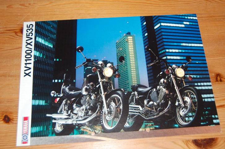 Ymaha XV1100 en X535 uitgave 1989, Motoren, Handleidingen en Instructieboekjes, Overige merken, Ophalen of Verzenden