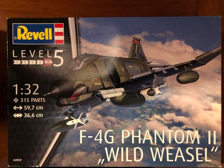Revell F-4G Phantom II Wild Weasel 1:32, Hobby en Vrije tijd, Modelbouw | Vliegtuigen en Helikopters, Nieuw, Vliegtuig, Revell