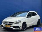 Mercedes A-klasse AMG 45 4MATIC | 380 pk | Kuipstoelen | Sfe, Automaat, Gebruikt, 4 cilinders, Wit