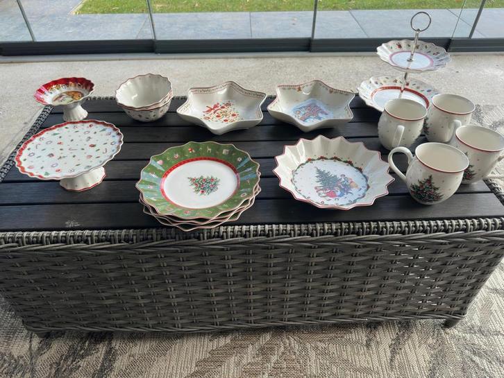 Villeroy & Boch kerstservies, Huis en Inrichting, Keuken | Servies, Zo goed als nieuw, Overige typen, Overige stijlen, Porselein