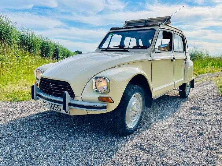Dyane 6 beige gazelle 63.470 km 05-1978, Auto's, Citroën, Bedrijf, Te koop, 2CV, Benzine, Cabriolet, Handgeschakeld, Overige kleuren