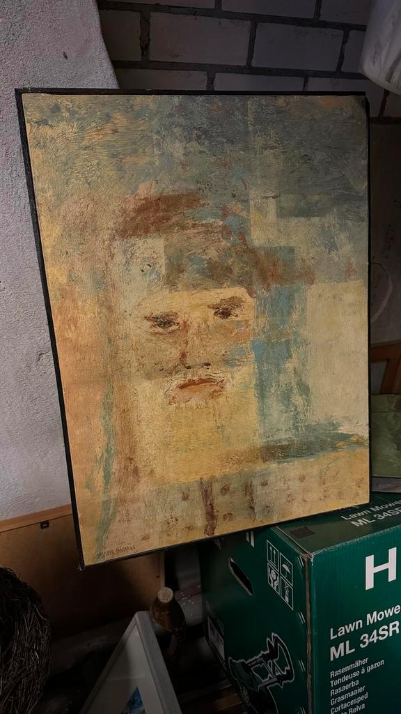 Schilderij Yawar Imam B-6? Block D North Nazimabad Karachi, Antiek en Kunst, Kunst | Schilderijen | Klassiek, Ophalen of Verzenden