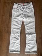 Hugo Boss low waist boot cut 28/32, Kleding | Dames, Ophalen of Verzenden, Zo goed als nieuw, Wit, Lang