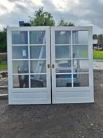 Glazen schuifdeuren - Set van Twee, Gebruikt, 215 cm of meer, Binnendeur, Glas
