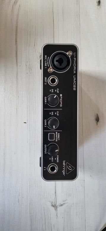 Behringer UMC22 Audio Interface beschikbaar voor biedingen