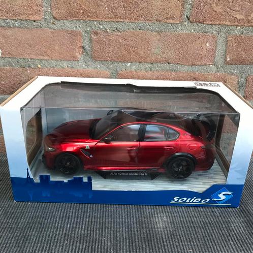 1:18 ALFA ROMEO GIULIA GTAm ROSSO COMPETIZIONE, Hobby en Vrije tijd, Modelauto's | 1:18, Zo goed als nieuw, Auto, Solido, Ophalen of Verzenden
