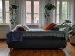 1PERSOONS BOXSPRING COMPLEET MET TRAAGSCHUIMMATRAS EN TOPPER, Huis en Inrichting, Ophalen, 90 cm, Eenpersoons, Zo goed als nieuw