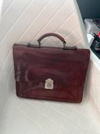 Leren attaché kantoor laptop iPad tas, Ophalen, Gebruikt, Leer