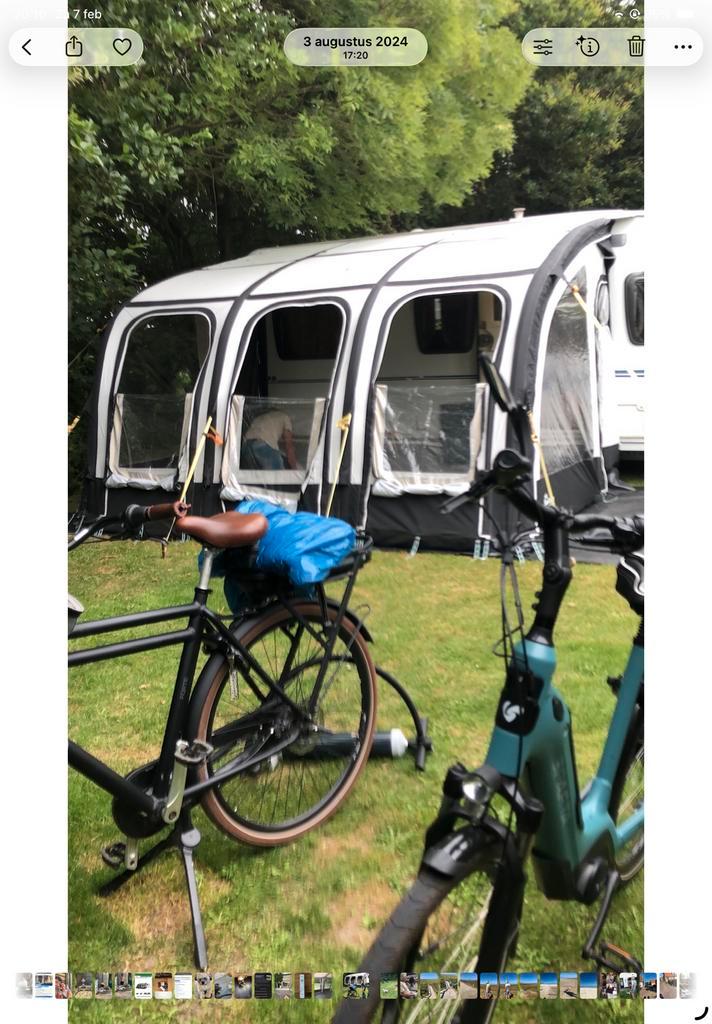 Te koop opblaasbare voortent dorema magnum air force 3.90, Caravans en Kamperen, Voortenten en Luifels, Zo goed als nieuw, Ophalen