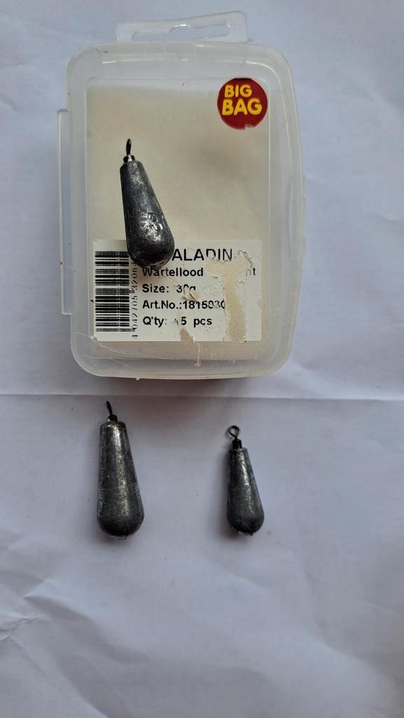 Loodjes 30 & 60 gram - Bieden per 10/20 stuks, Watersport en Boten, Hengelsport | Witvissen, Nieuw, Dobber of Lood, Ophalen of Verzenden