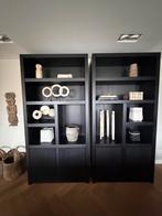 Keijser & co zwarte vakkenkast(en) - Zo goed als nieuw, Ophalen, 100 tot 150 cm, 200 cm of meer, Zo goed als nieuw