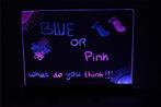 Led bord - Decoratie - Led decoratie - Schrijfbord - Memo, Overige kleuren, Cave & Garden, Verzenden, Nieuw
