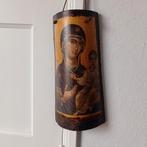 Antieke Maria en jozes keramiek op tegel 32 x 15 CM, Ophalen of Verzenden