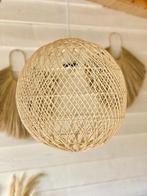 Ronde, rieten - hanglamp, Ophalen of Verzenden, Nieuw, Rond
