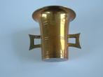 potje of vijzel met 2 oren koper of brons, Antiek en Kunst, Antiek | Koper en Brons, Ophalen of Verzenden
