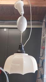 oude 'boeren' hanglamp, verstelbaar, Ophalen, Gebruikt, Glas, Minder dan 50 cm