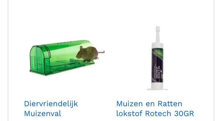 Diervriendelijke Muizenvallen met Lokstof, Tuin en Terras, Bestrijdingsmiddelen, Nieuw, Ongediertebestrijding, Ophalen of Verzenden