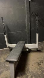 Oldschool bench press met verstelbare armen (zwart), Gebruikt, Ophalen of Verzenden