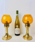 2 Mason constant‑flame kandelaars, Ophalen of Verzenden, Overige materialen, Minder dan 25 cm