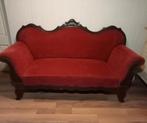 SOFA BANK BORDEAUX ROOD  L 180 X H 98 X B 66, Ophalen, Gebruikt, BROCANT BAROK, 150 tot 200 cm