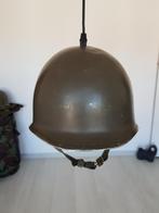 LAMP,GEMAAKT VAN BUITENHELM, Verzamelen, Ophalen of Verzenden, Landmacht, Nederland, Helm of Baret
