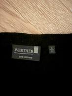 Werther Kasjmier Trui - Maat L - Zwart, Ophalen of Verzenden, Zo goed als nieuw, Maat 52/54 (L), Zwart