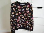 H&M - sweater met fastfood prints - maat S, H&M, Zwart, Ophalen of Verzenden, Zo goed als nieuw