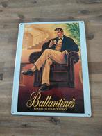 Ballantine's Whisky Emaille Reclamebord, Ophalen of Verzenden