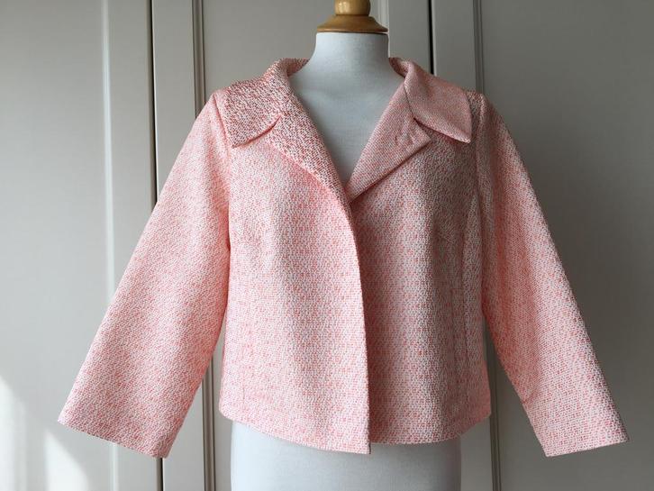 Promiss jasje/blazer, maat 40, Kleding | Dames, Jasjes, Kostuums en Pakken, Zo goed als nieuw, Jasje, Maat 38/40 (M), Roze, Ophalen of Verzenden