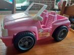 Barbie jeep, roze, Ophalen, Gebruikt