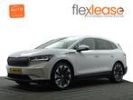 Skoda Enyaq iV 60+ Sportline- Warmtepomp Design Leder Interi, Auto's, Skoda, Automaat, Achterwielaandrijving, Gebruikt, Huisgarantie
