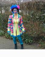 Carnavalsjas neon met hoed m/l, Ophalen of Verzenden, Zo goed als nieuw, Carnaval