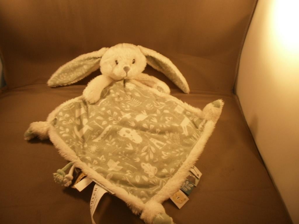 Little Dutch konijn adventure green mint groen doek grijze, Ophalen of Verzenden, Zo goed als nieuw, Konijn