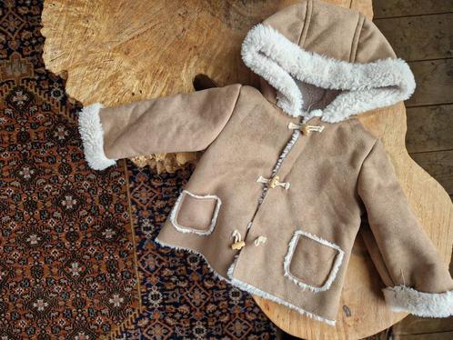 ZARA Zacht en Stoer Babyjasje Winterjasje Donker Beige – Fau, Kinderen en Baby's, Babykleding | Maat 68, Zo goed als nieuw, Jongetje of Meisje