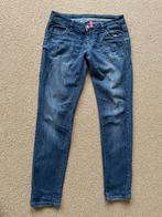 Laag model jeans, jeansmaat 36 (=confectie 42/44)., Gedragen, W33 - W36 (confectie 42/44), Blauw, Orsay, my female denim