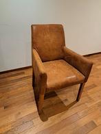 8 eetkamer stoelen geruwd suède., Huis en Inrichting, Ophalen, Gebruikt