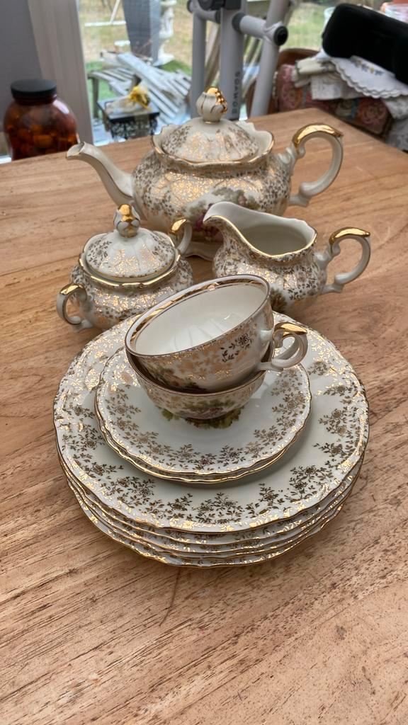 Antiek bavaria theeset, Antiek en Kunst, Antiek | Servies compleet, Ophalen