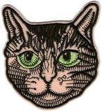Poes Kat stoffen opstrijk patch embleem #3, Ophalen of Verzenden, Nieuw