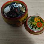 Ger. Happy Handgeschilderd potje met sieraden, Ophalen of Verzenden, Zo goed als nieuw, Overige materialen, Overige merken
