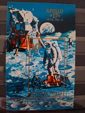 Hongarije Postzegel Ruimtevaart Apollo 17 Postfris beschikbaar voor biedingen