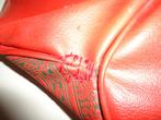 ouderwets tasje vinted rood met motief, Sieraden, Tassen en Uiterlijk, Tassen | Damestassen, Ophalen of Verzenden, Gebruikt, Rood