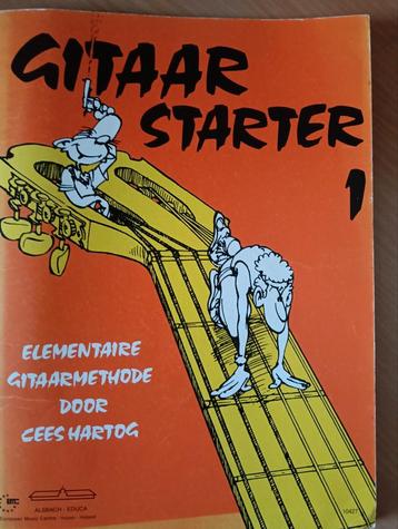 Gitaar starter lesboek 1  beschikbaar voor biedingen