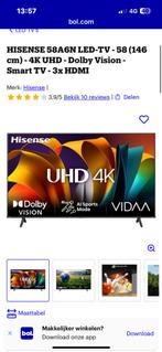 Hisense smart tv nieuw 58 inch, Overige merken, Hisense, LED, Hisense