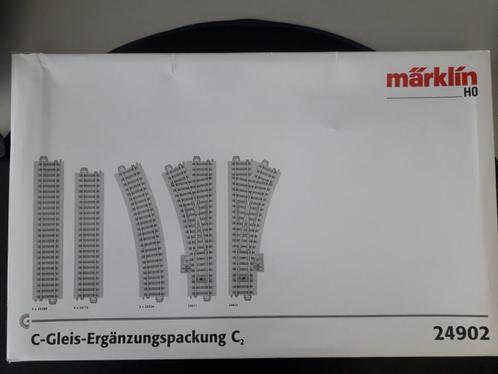 MarklinUitbreidingsset C2, Hobby en Vrije tijd, Modeltreinen | H0, Nieuw, Rails, Wisselstroom, Märklin, Ophalen of Verzenden