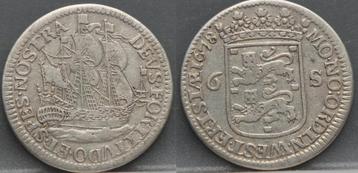 6 stuiver 1678 Scheepjesschelling Enkhuizen : West Friesland beschikbaar voor biedingen