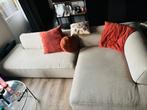 Beige  bank, Huis en Inrichting, Ophalen, Beige, Tweepersoons, Zo goed als nieuw