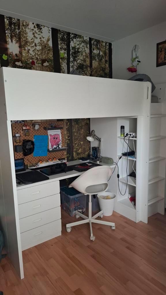 Stuva/ Smastad Hoogslaper Ikea, Kinderen en Baby's, Kinderkamer | Stapelbedden en Hoogslapers, Zo goed als nieuw, Hoogslaper, Ophalen