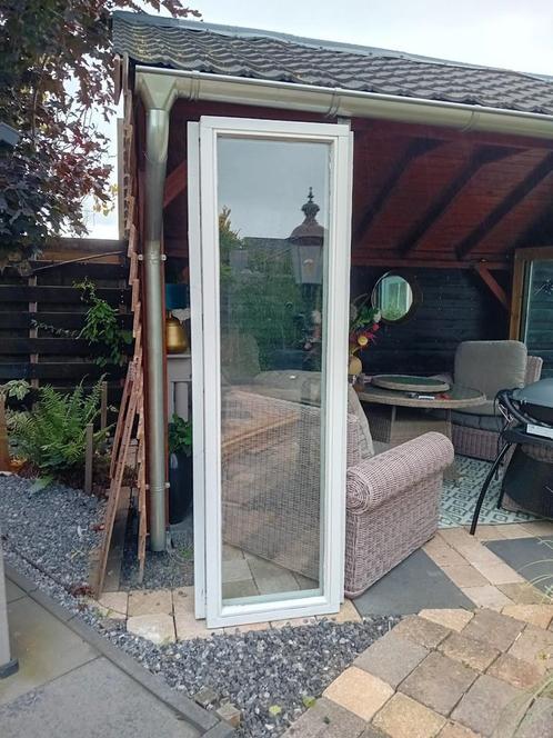 Hr ++++ glas groen getint termopaneglas met hard hout kozijn, Tuin en Terras, Overkappingen, Nieuw, Ophalen