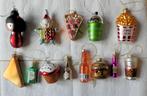 13 aparte luxe Gekleurde glazen Kerstballen / Ornamenten., Diversen, Kerst, Ophalen of Verzenden, Zo goed als nieuw
